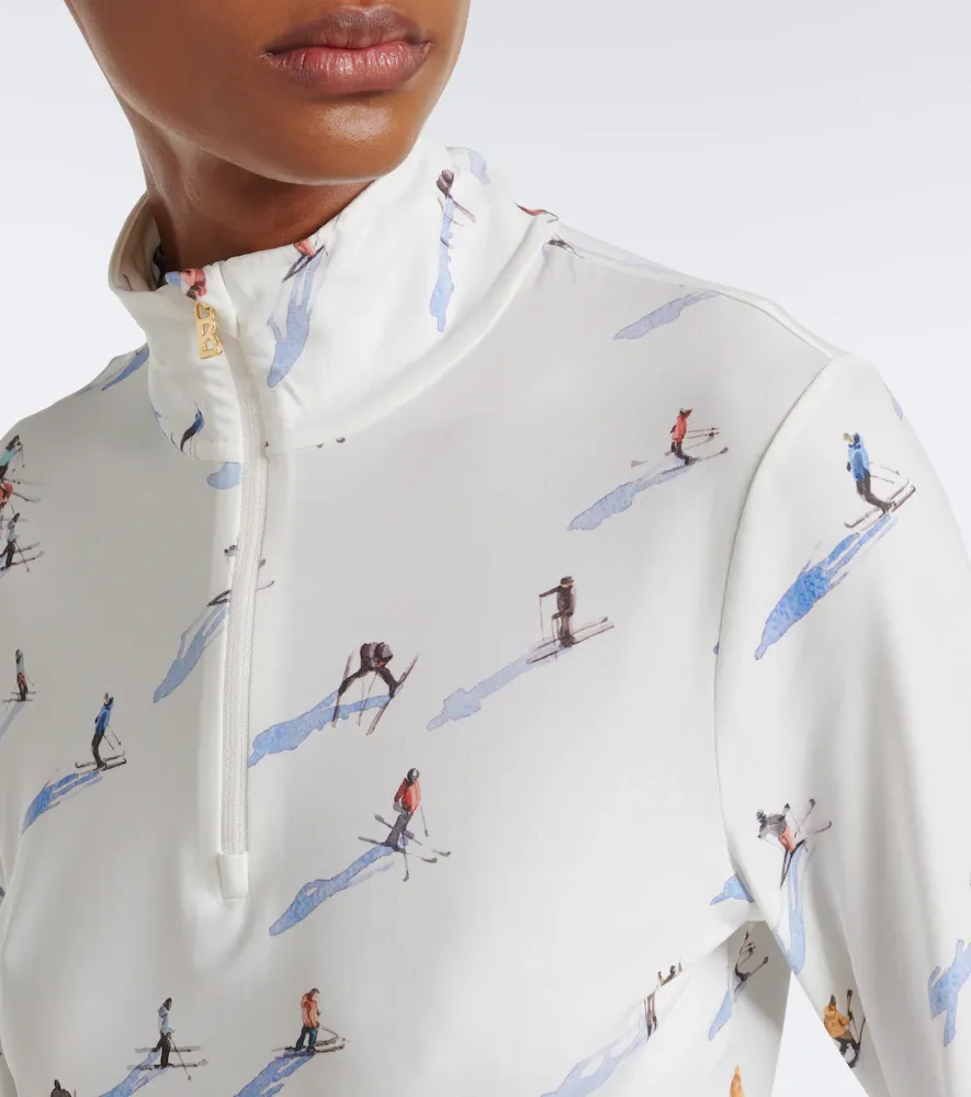 Bogner Beline printed zip-up ski top | Thumbnail 3 Bogner Beline printed zip-up ski top | Thumbnail 3