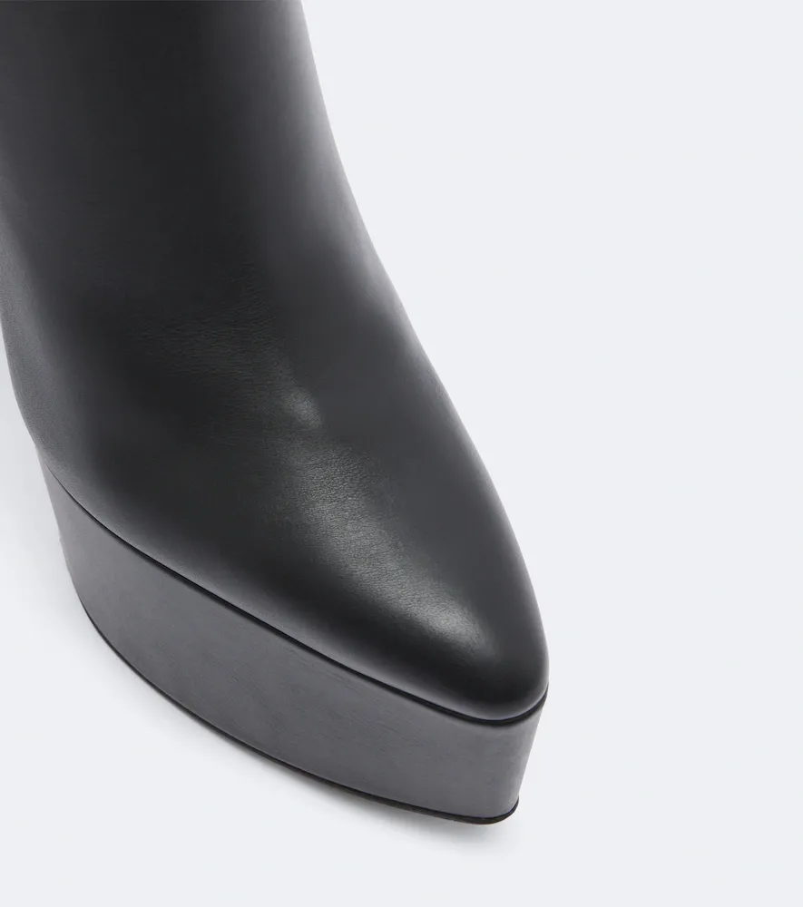 Amina Muaddi Cynthia leather platform ankle boots | Thumbnail 4 Amina Muaddi Cynthia leather platform ankle boots | Thumbnail 4