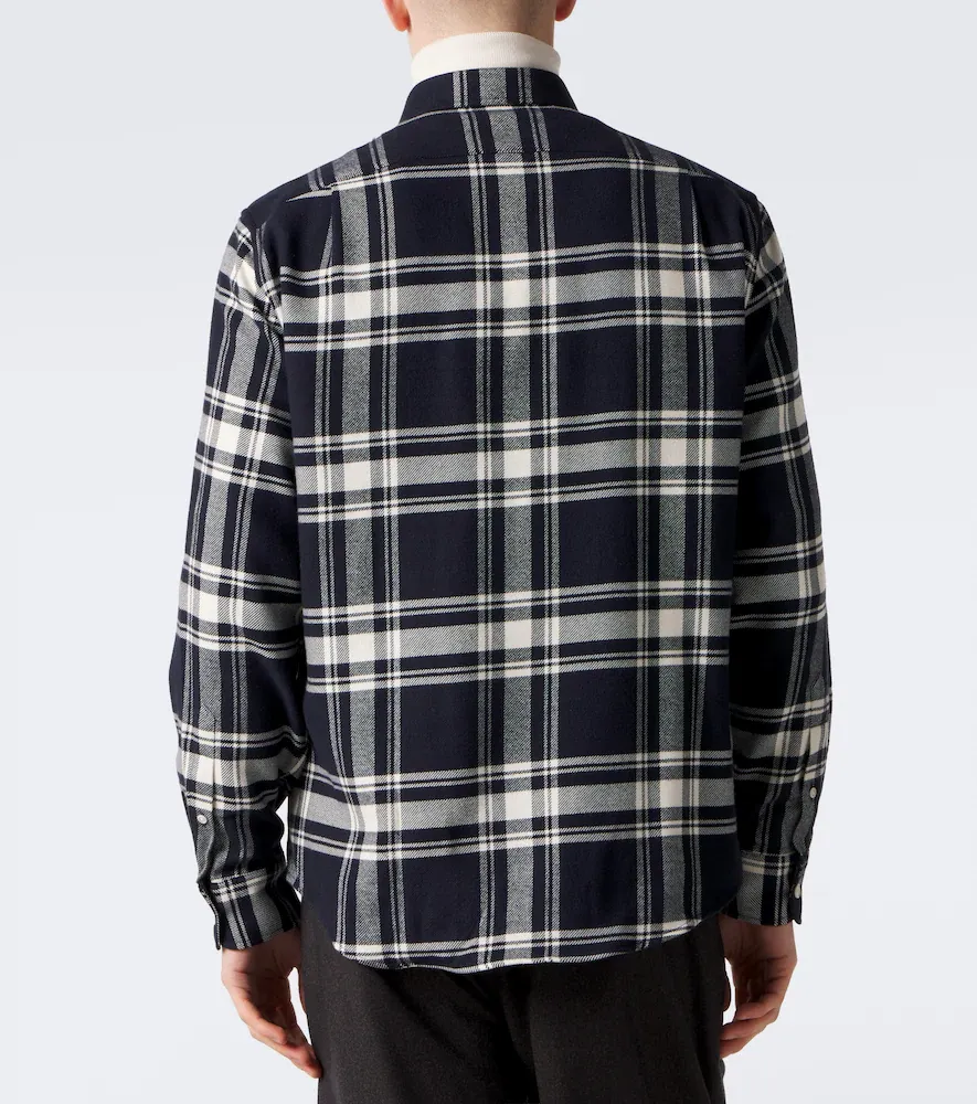 Ralph Lauren Purple Label Plaid cotton flannel shirt | Thumbnail 6