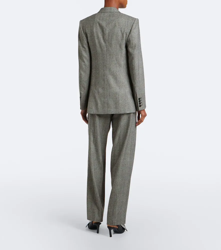 Givenchy Prince of Wales wool wide-leg pants | Thumbnail 5 Givenchy Prince of Wales wool wide-leg pants | Thumbnail 5