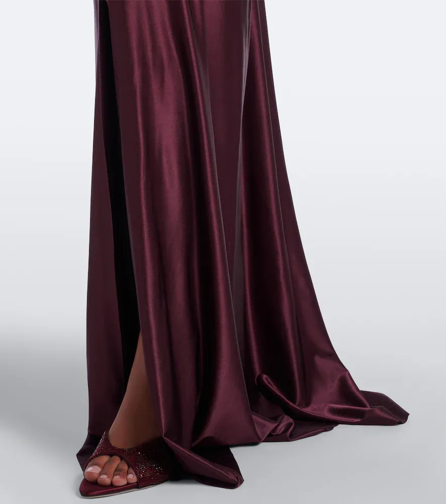 Victoria Beckham Gathered jersey gown | Thumbnail 2 Victoria Beckham Gathered jersey gown | Thumbnail 2