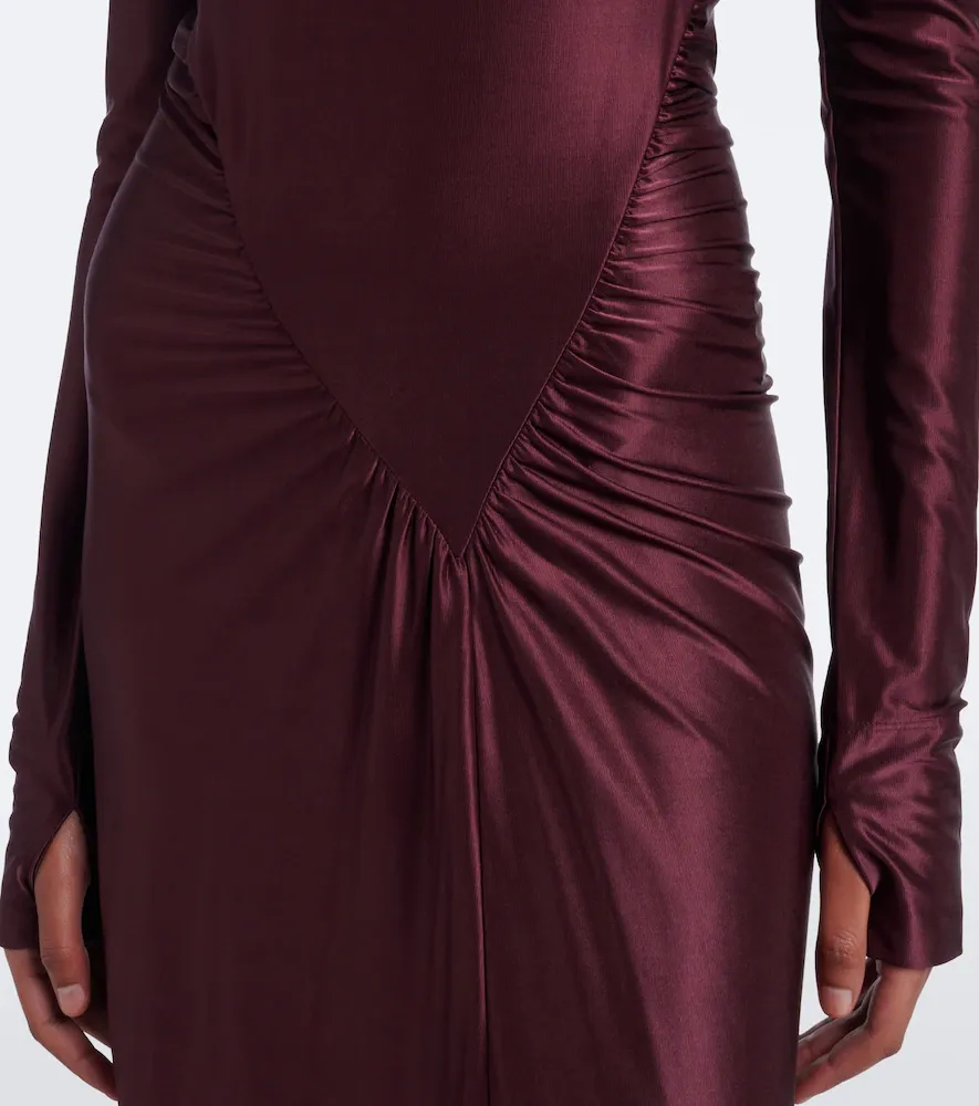 Victoria Beckham Gathered jersey gown | Thumbnail 6 Victoria Beckham Gathered jersey gown | Thumbnail 6