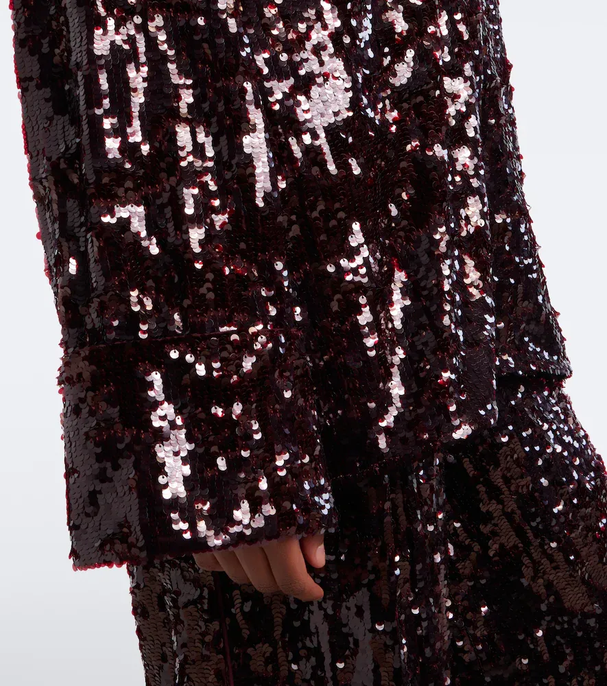 Erdem Floral-appliqué sequined shirt | Thumbnail 4 Erdem Floral-appliqué sequined shirt | Thumbnail 4