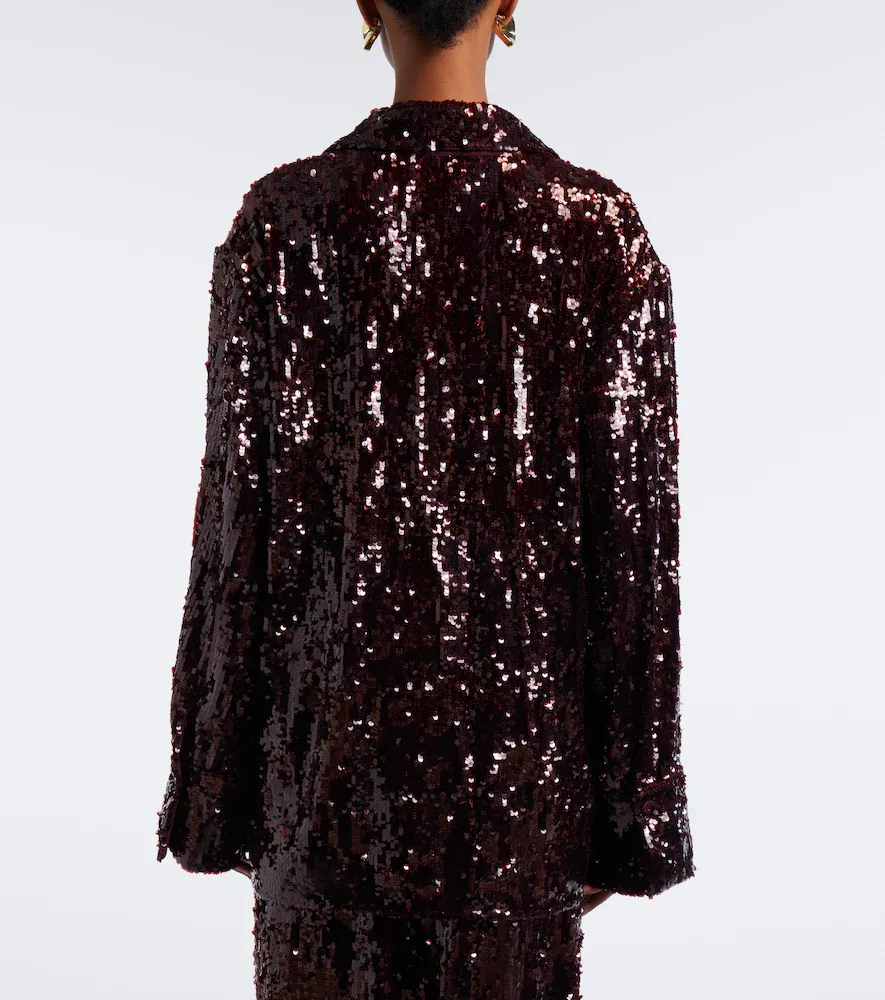 Erdem Floral-appliqué sequined shirt | Thumbnail 5 Erdem Floral-appliqué sequined shirt | Thumbnail 5
