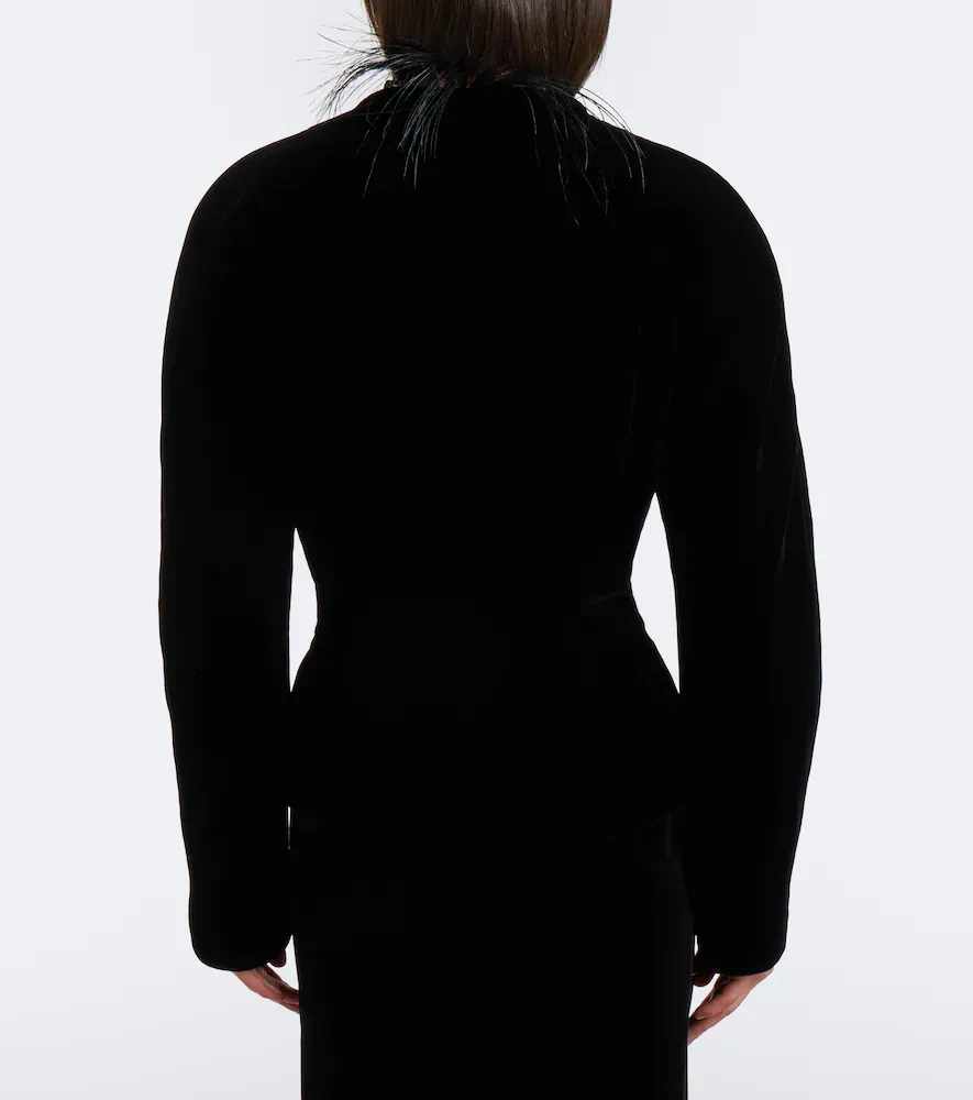 The Row Eunice feather-trimmed down jacket | Thumbnail 4 The Row Eunice feather-trimmed down jacket | Thumbnail 4