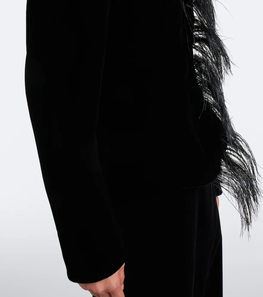 The Row Eunice feather-trimmed down jacket | Thumbnail 5 The Row Eunice feather-trimmed down jacket | Thumbnail 5