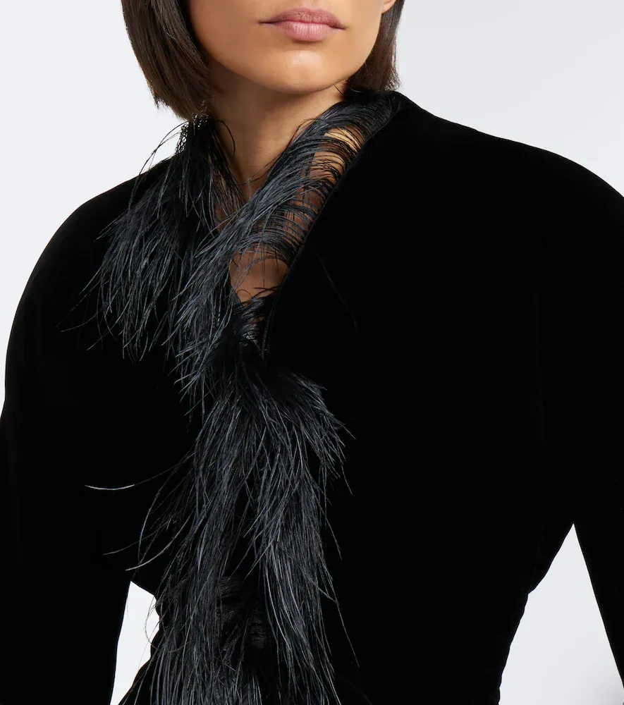 The Row Eunice feather-trimmed down jacket | Thumbnail 6 The Row Eunice feather-trimmed down jacket | Thumbnail 6