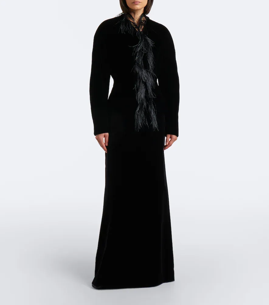The Row Lew cotton velvet maxi skirt | Thumbnail 2 The Row Lew cotton velvet maxi skirt | Thumbnail 2