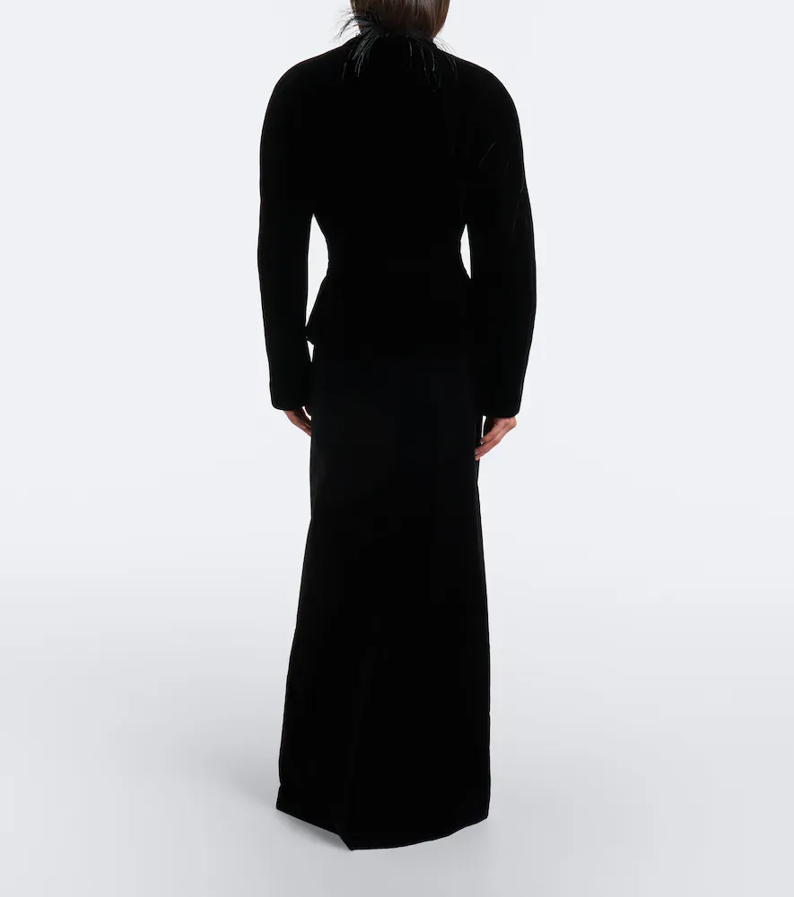The Row Lew cotton velvet maxi skirt | Thumbnail 5 The Row Lew cotton velvet maxi skirt | Thumbnail 5