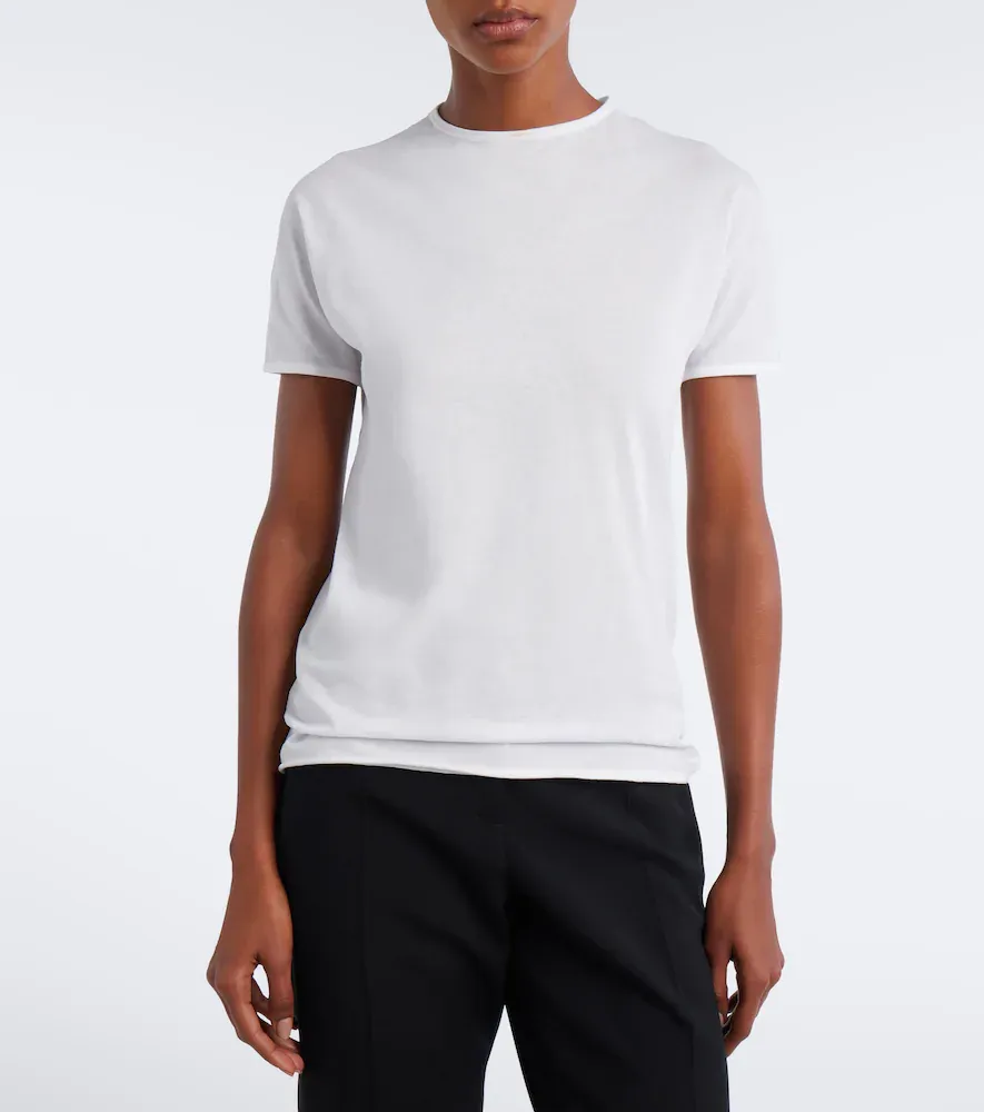Calvin Klein Collection Bégonia cotton T-shirt | Thumbnail 3