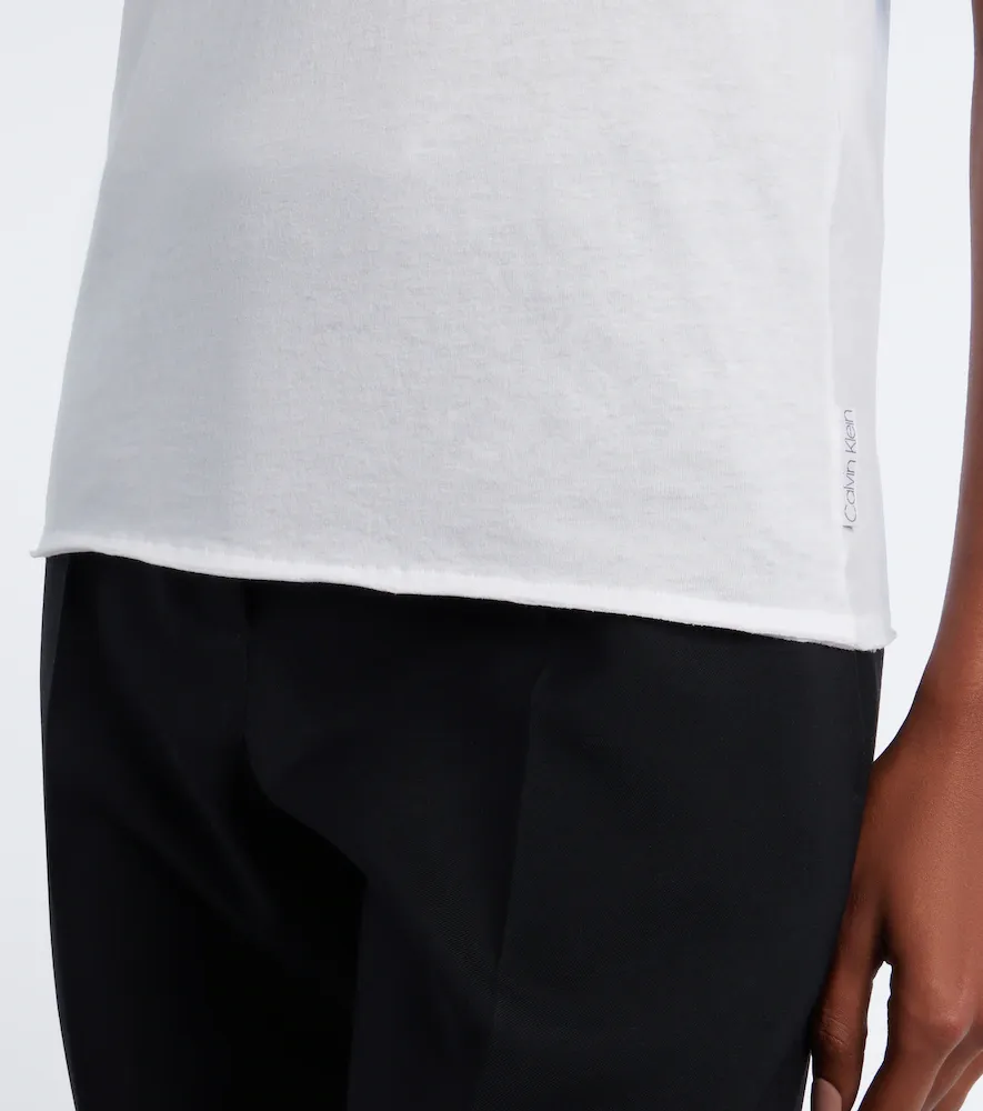 Calvin Klein Collection Bégonia cotton T-shirt | Thumbnail 4
