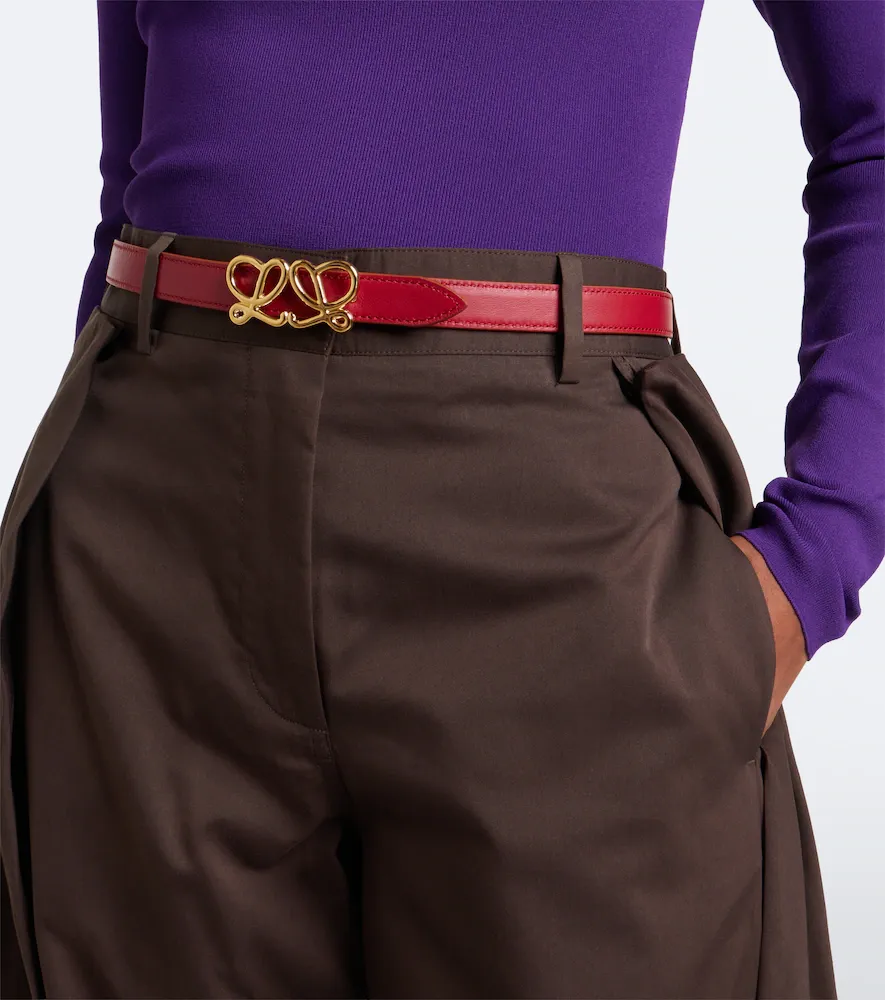 Loewe Double L reversible leather belt | Thumbnail 3 Loewe Double L reversible leather belt | Thumbnail 3
