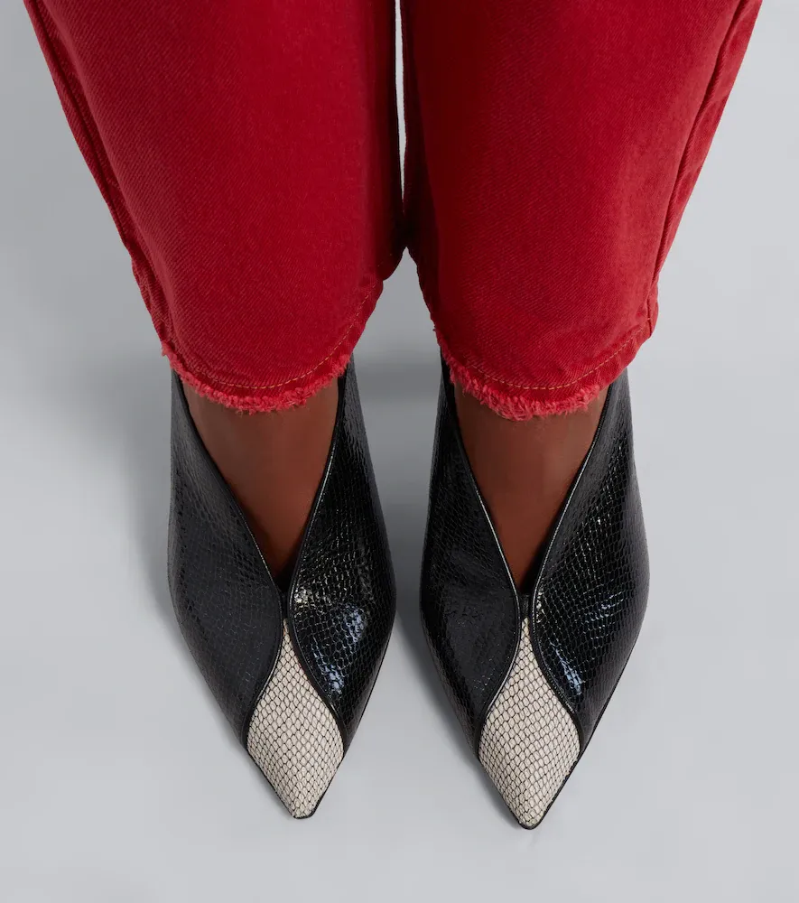 Isabel Marant Luza snake-effect leather pumps | Thumbnail 6 Isabel Marant Luza snake-effect leather pumps | Thumbnail 6