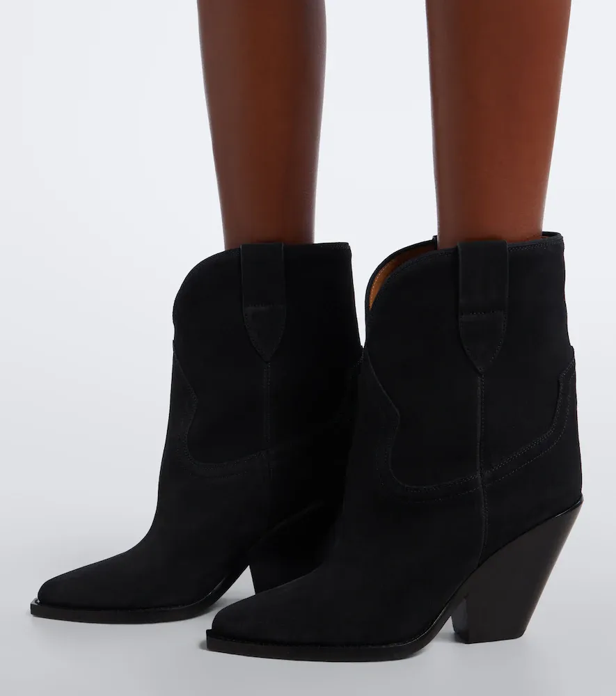Isabel Marant Leyane suede cowboy boots | Thumbnail 6