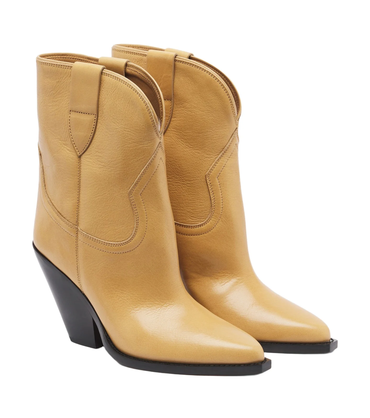 Isabel Marant Leyane leather cowboy boots