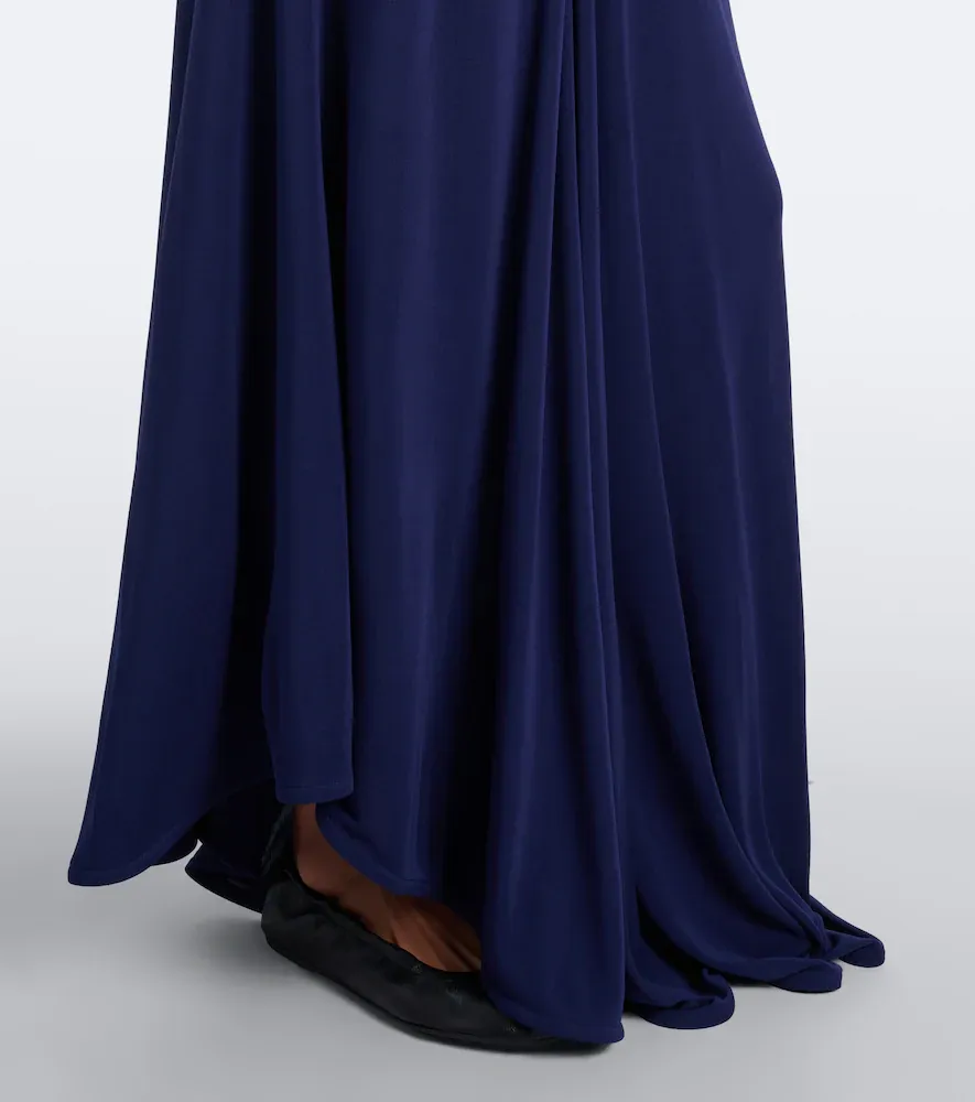 Bottega Veneta Asymmetric gathered jersey gown | Thumbnail 3 Bottega Veneta Asymmetric gathered jersey gown | Thumbnail 3