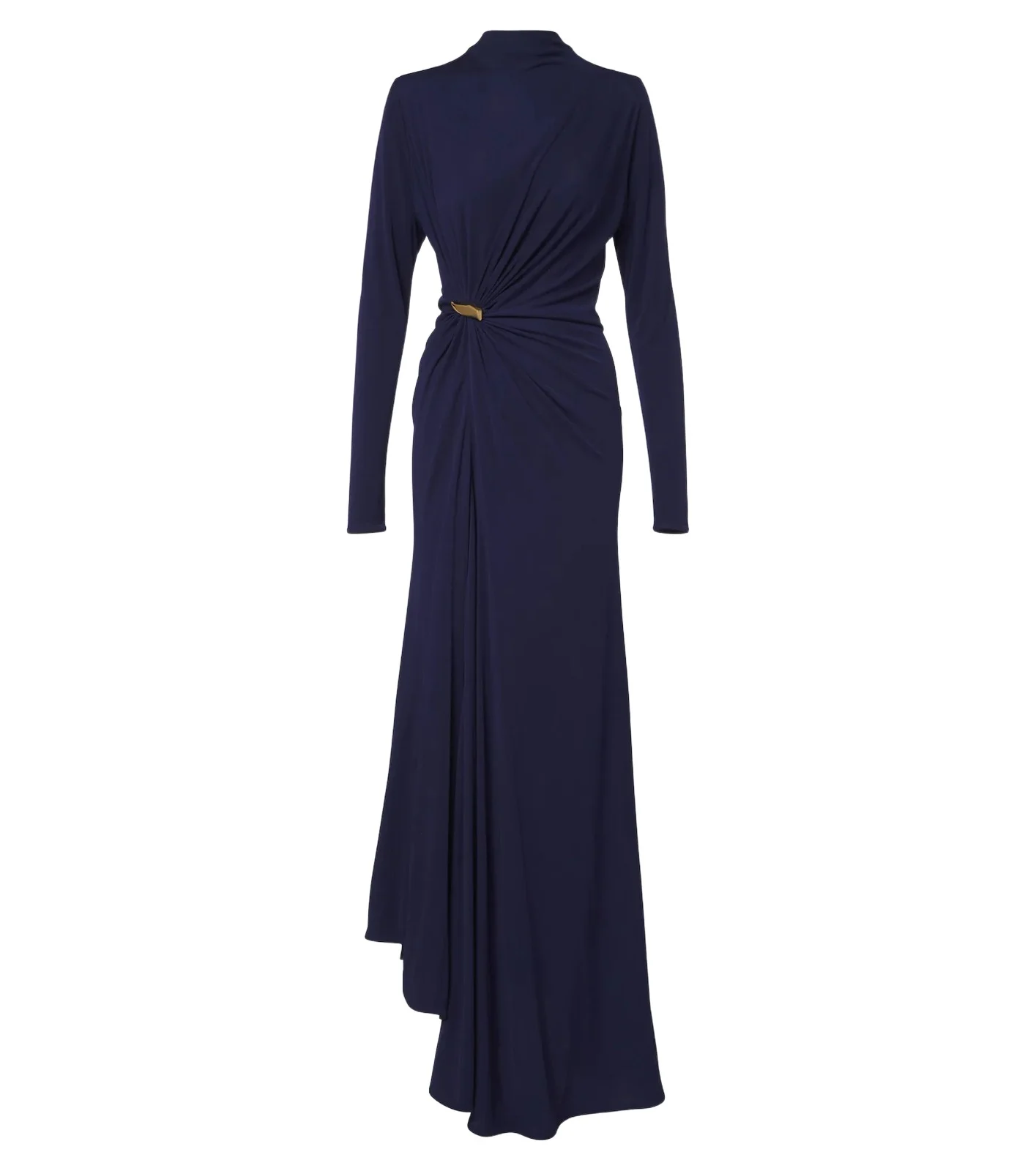Bottega Veneta Asymmetric gathered jersey gown