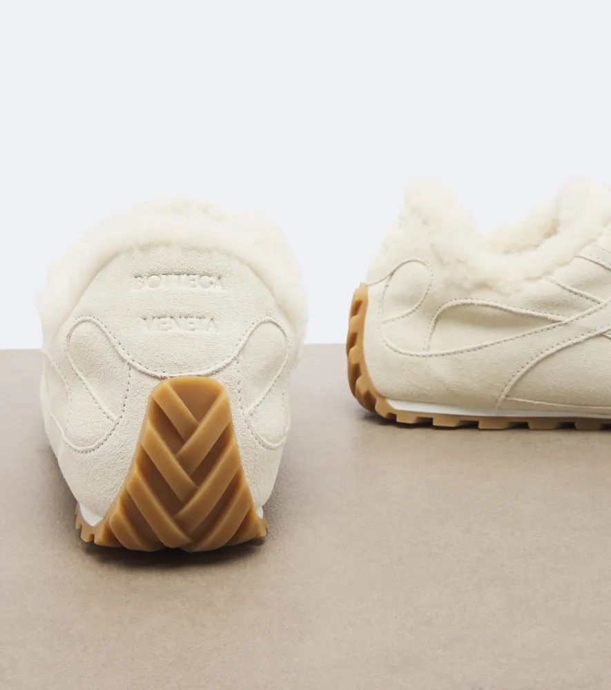 Bottega Veneta Orbit Flash shearling-lined suede sneakers | Thumbnail 3 Bottega Veneta Orbit Flash shearling-lined suede sneakers | Thumbnail 3