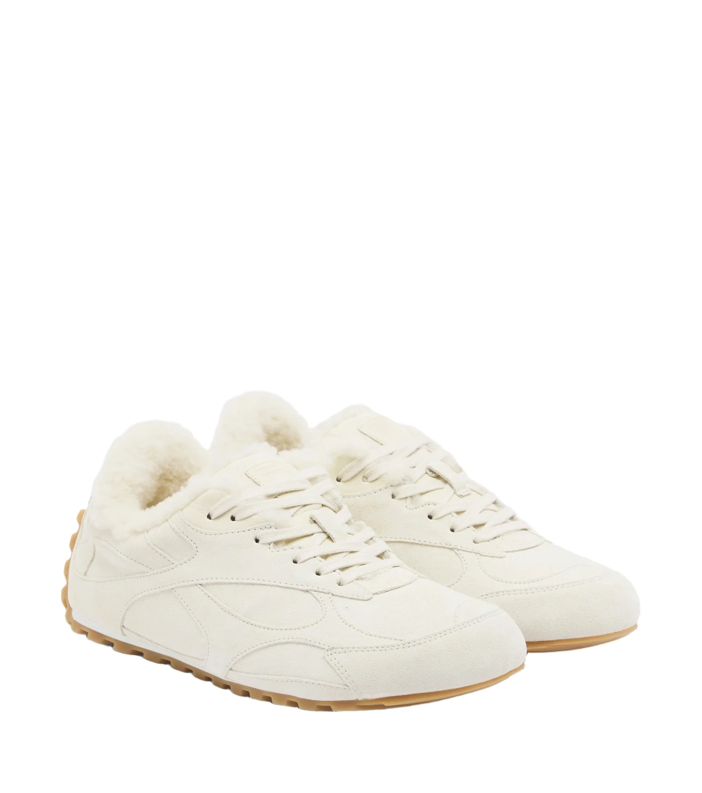 Orbit Flash shearling-lined suede sneakers