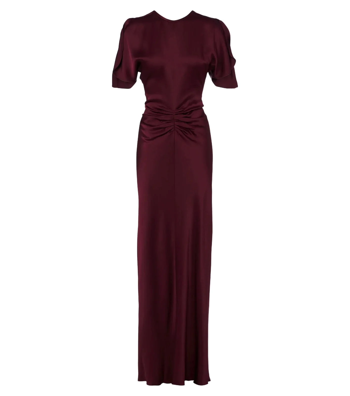 Victoria Beckham Isabella gathered crêpe satin gown