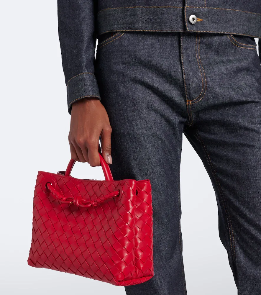 Bottega Veneta Andiamo Intrecciato Small leather tote bag | Thumbnail 5