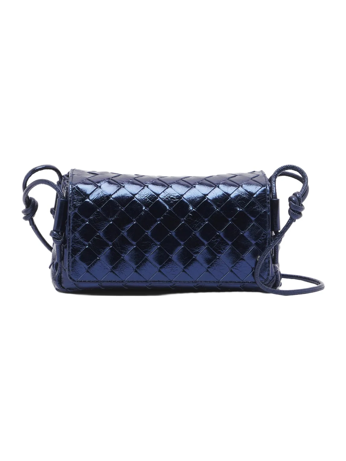 Bottega Veneta Notturno Intrecciato leather crossbody bag