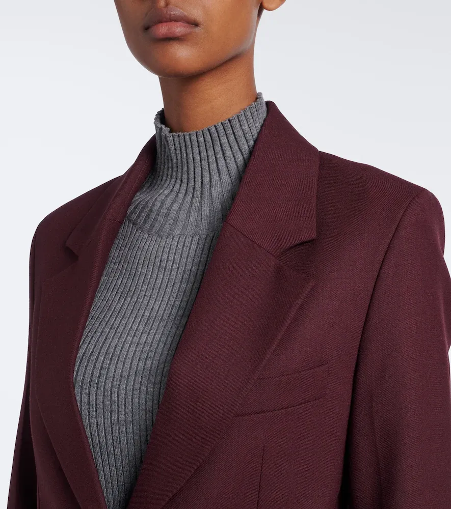 Victoria Beckham Katherine flannel blazer | Thumbnail 6 Victoria Beckham Katherine flannel blazer | Thumbnail 6