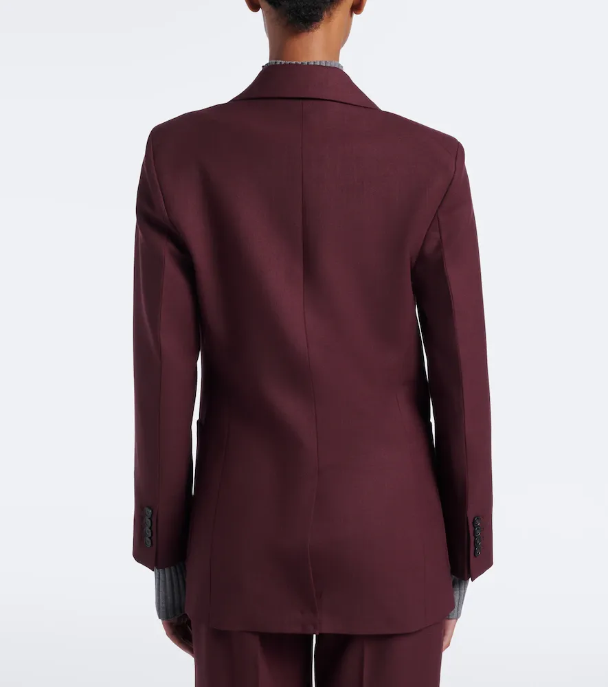 Victoria Beckham Katherine flannel blazer | Thumbnail 7 Victoria Beckham Katherine flannel blazer | Thumbnail 7