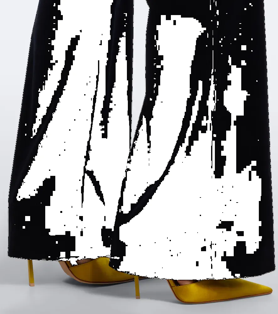 Victoria Beckham Alina cotton-blend velvet flared pants | Thumbnail 3