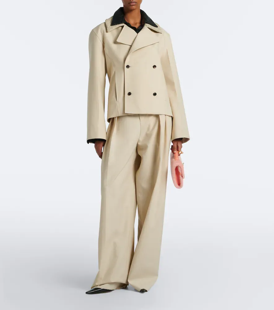 Bottega Veneta Andiamo shearling clutch | Thumbnail 7 Bottega Veneta Andiamo shearling clutch | Thumbnail 7