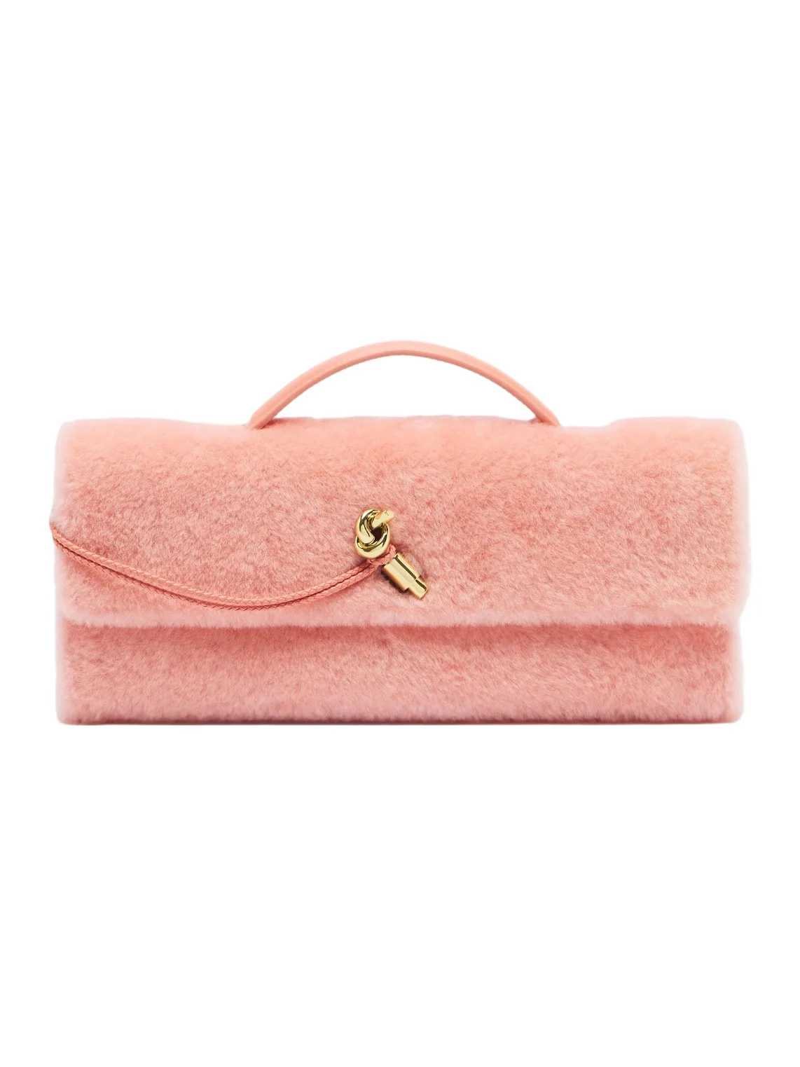 Andiamo shearling clutch