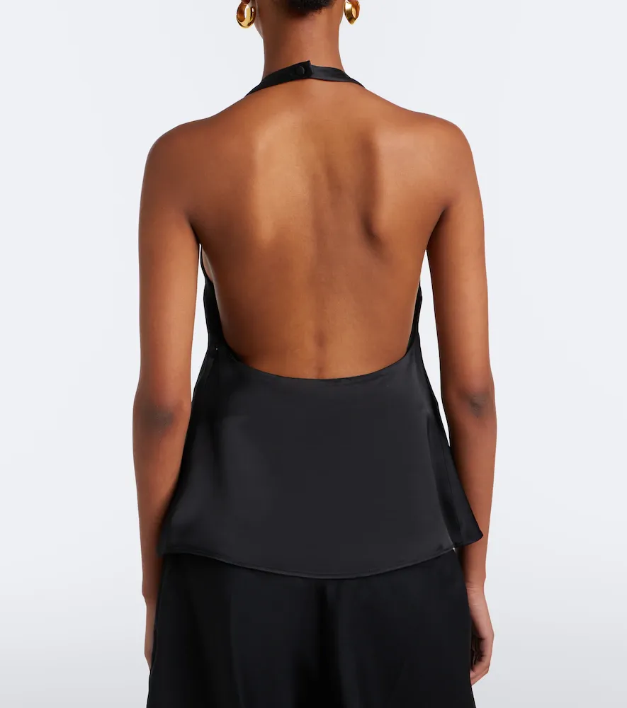 RÓHE Halterneck satin top | Thumbnail 5 RÓHE Halterneck satin top | Thumbnail 5