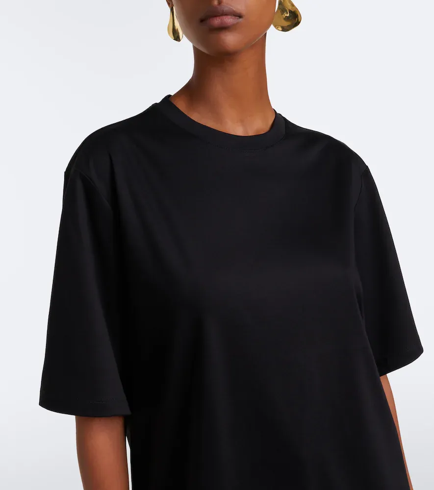RÓHE Róhe Cotton and silk-blend jersey T-shirt | Thumbnail 2
