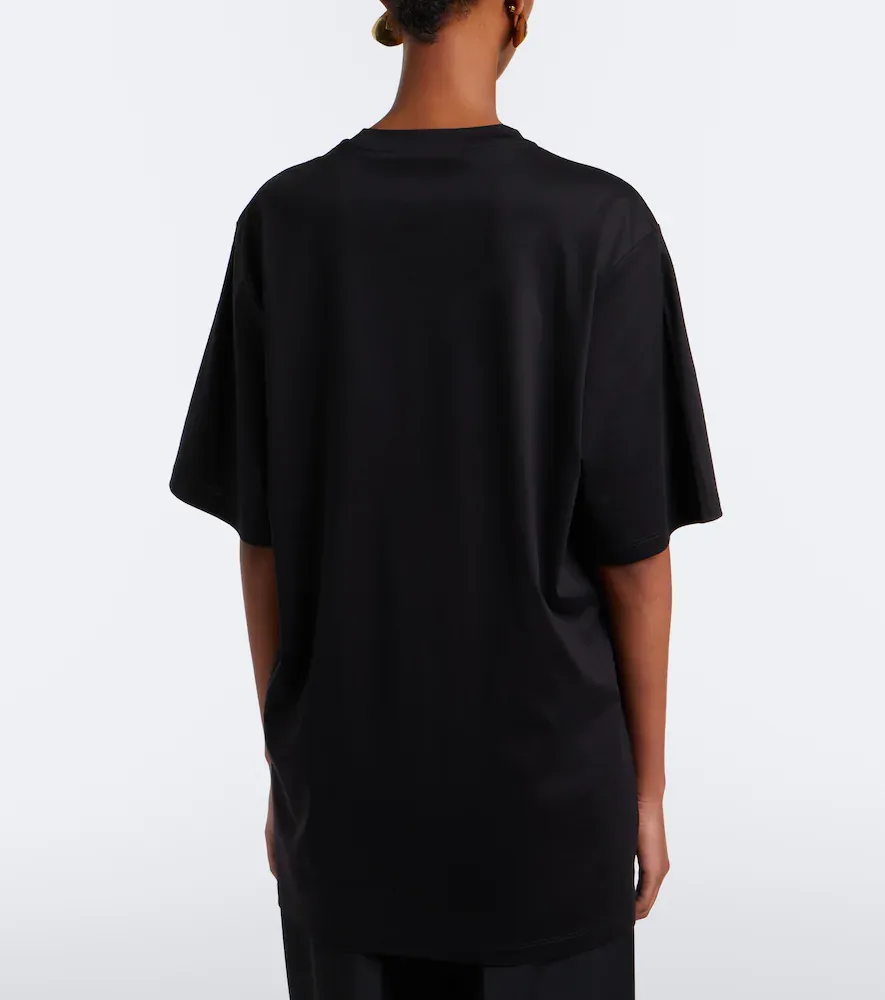 RÓHE Róhe Cotton and silk-blend jersey T-shirt | Thumbnail 4