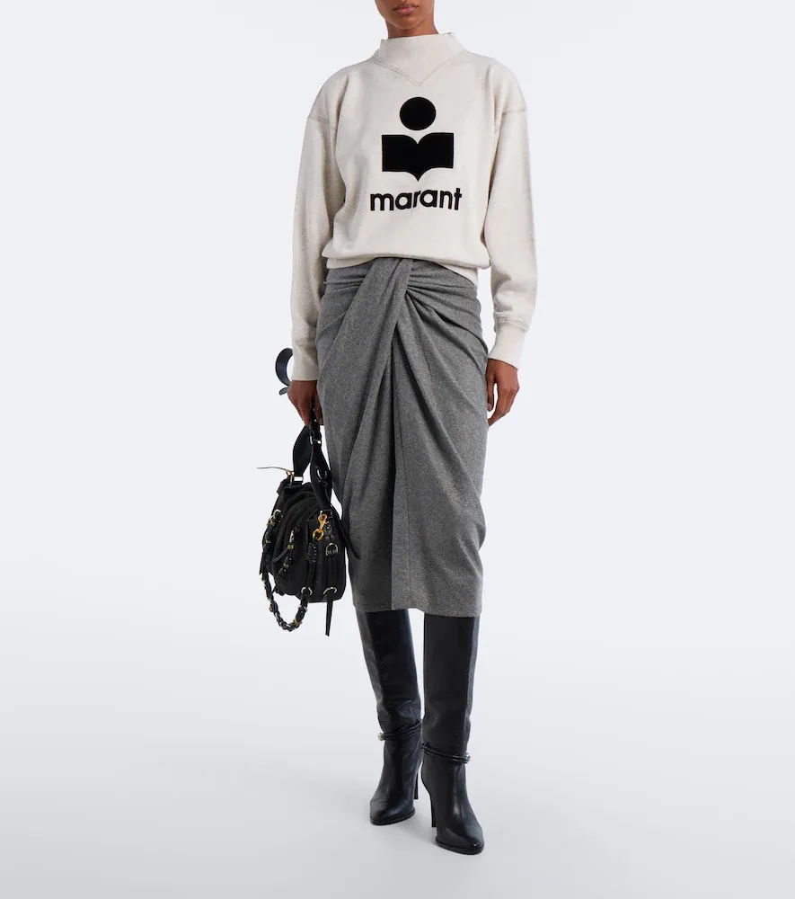 Marant Étoile Moby logo cotton-blend sweatshirt | Thumbnail 5 Marant Étoile Moby logo cotton-blend sweatshirt | Thumbnail 5