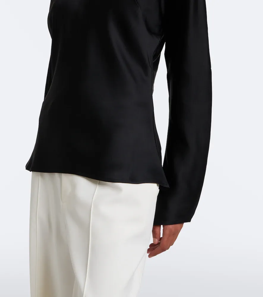 RÓHE Satin turtleneck top | Thumbnail 2 RÓHE Satin turtleneck top | Thumbnail 2