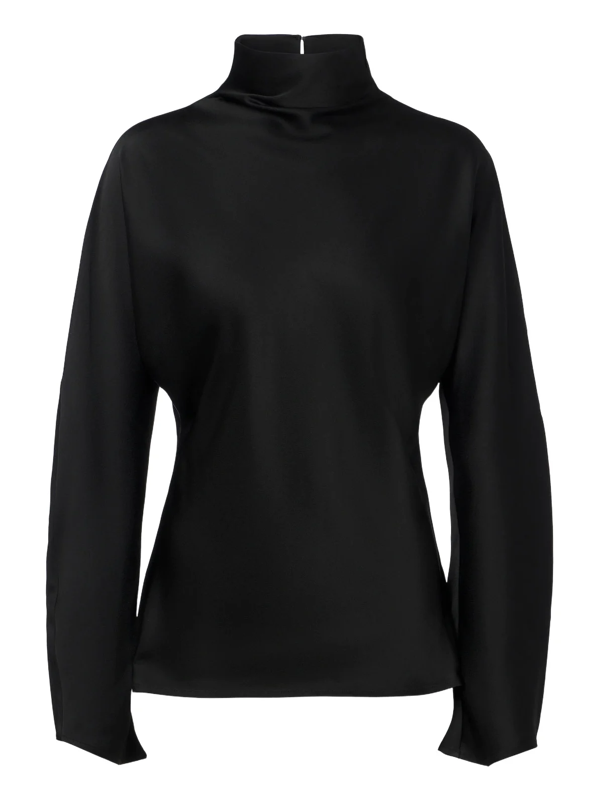 Satin turtleneck top Satin turtleneck top