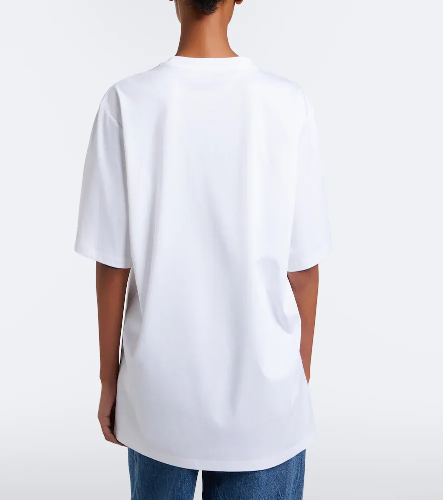 RÓHE Róhe Cotton and silk-blend jersey T-shirt | Thumbnail 2
