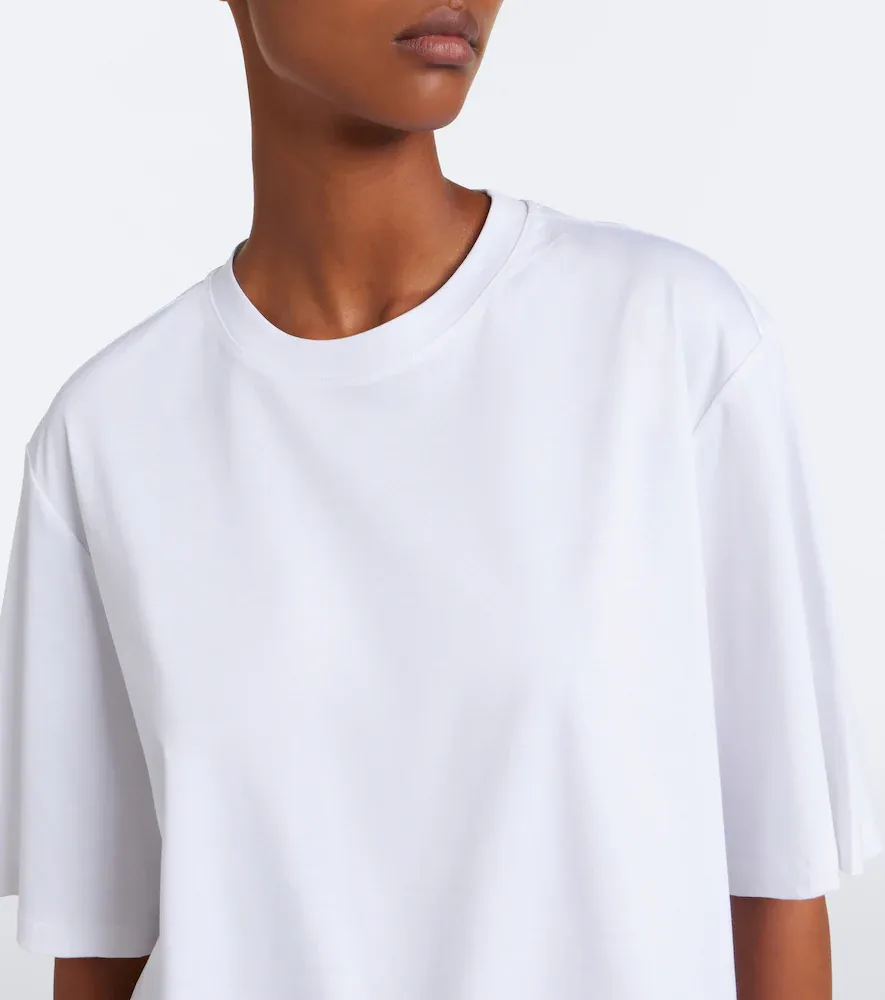 RÓHE Róhe Cotton and silk-blend jersey T-shirt | Thumbnail 4