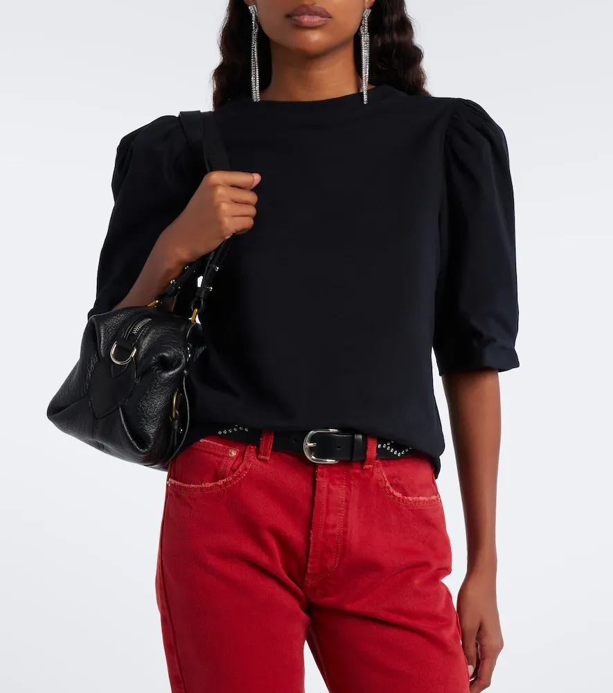 Isabel Marant Maeliss puff-sleeve cotton top | Thumbnail 2 Isabel Marant Maeliss puff-sleeve cotton top | Thumbnail 2