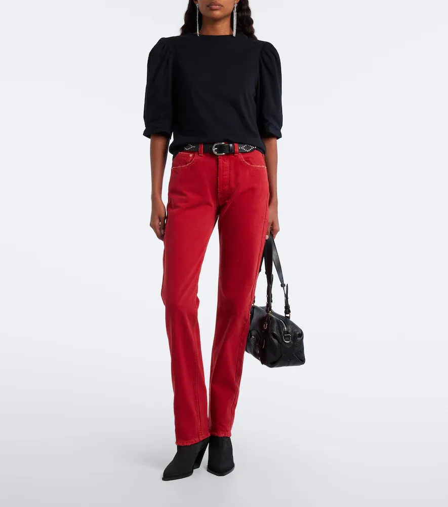 Isabel Marant Maeliss puff-sleeve cotton top | Thumbnail 4 Isabel Marant Maeliss puff-sleeve cotton top | Thumbnail 4