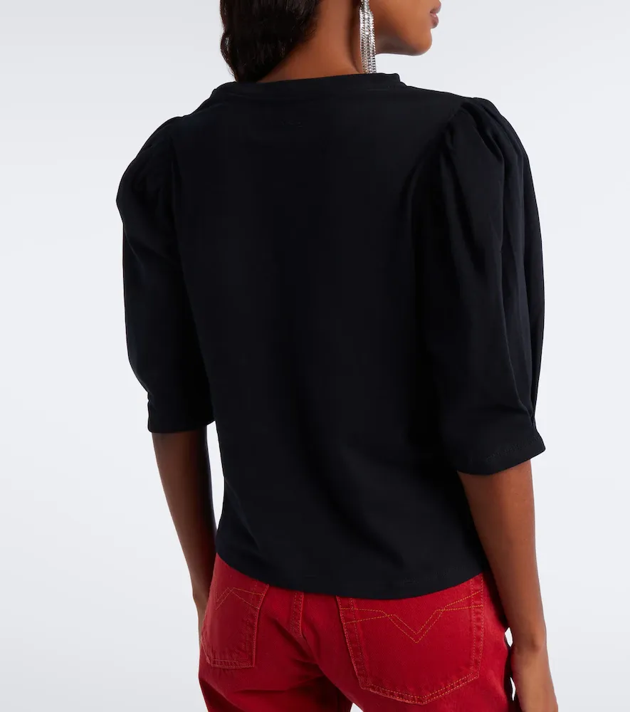 Isabel Marant Maeliss puff-sleeve cotton top | Thumbnail 6 Isabel Marant Maeliss puff-sleeve cotton top | Thumbnail 6