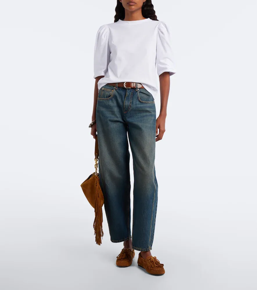 Isabel Marant Maeliss puff-sleeve cotton top | Thumbnail 4 Isabel Marant Maeliss puff-sleeve cotton top | Thumbnail 4