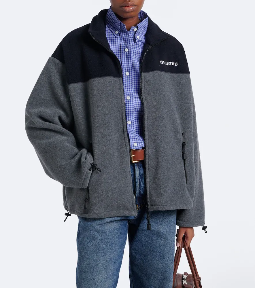 Miu Miu Fleece jacket | Thumbnail 2 Miu Miu Fleece jacket | Thumbnail 2