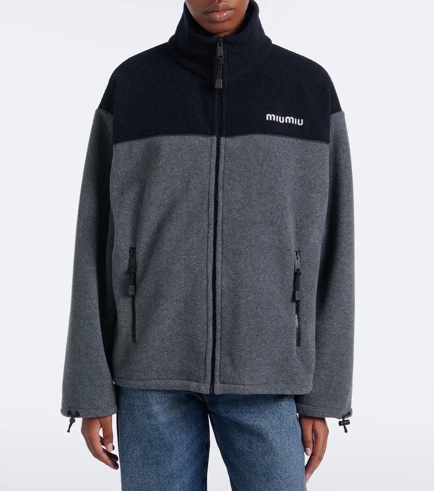 Miu Miu Fleece jacket | Thumbnail 5 Miu Miu Fleece jacket | Thumbnail 5