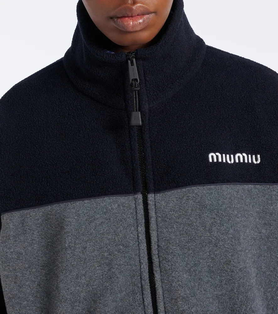 Miu Miu Fleece jacket | Thumbnail 6 Miu Miu Fleece jacket | Thumbnail 6