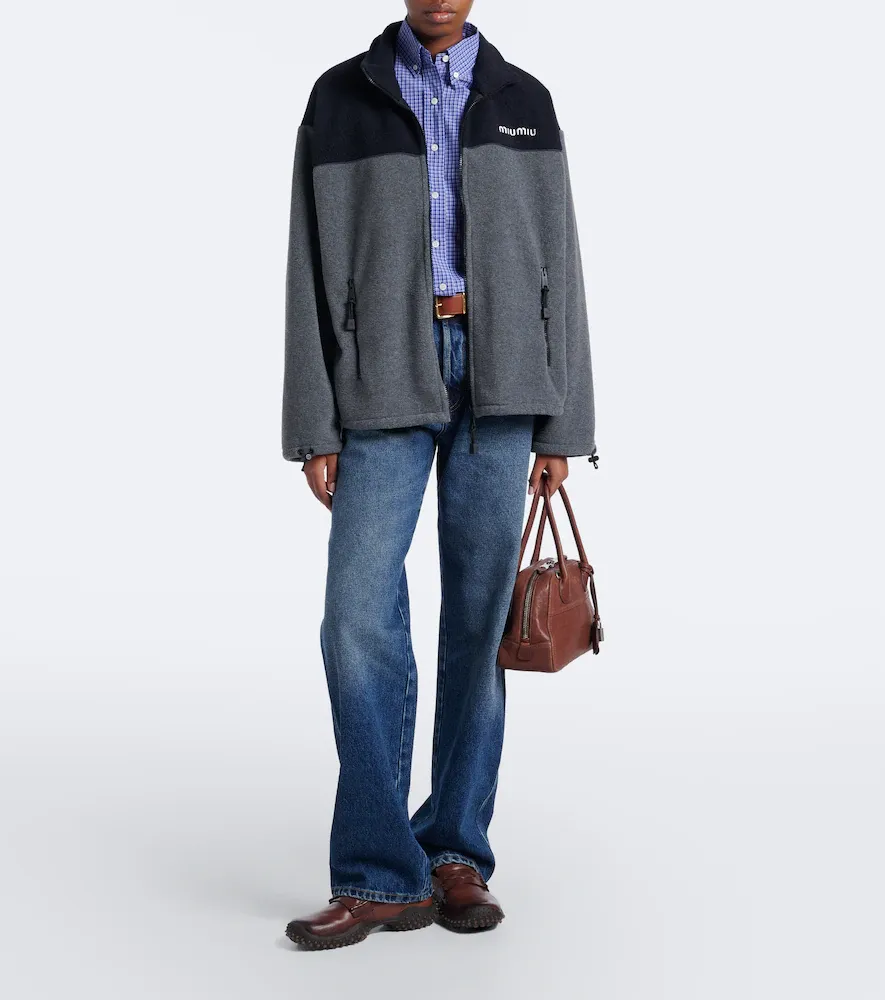 Miu Miu Fleece jacket | Thumbnail 7 Miu Miu Fleece jacket | Thumbnail 7