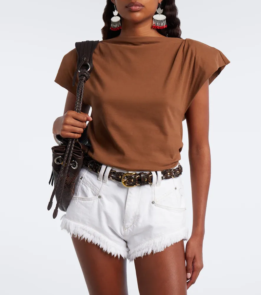 Isabel Marant Sebani asymmetric cotton top | Thumbnail 2 Isabel Marant Sebani asymmetric cotton top | Thumbnail 2