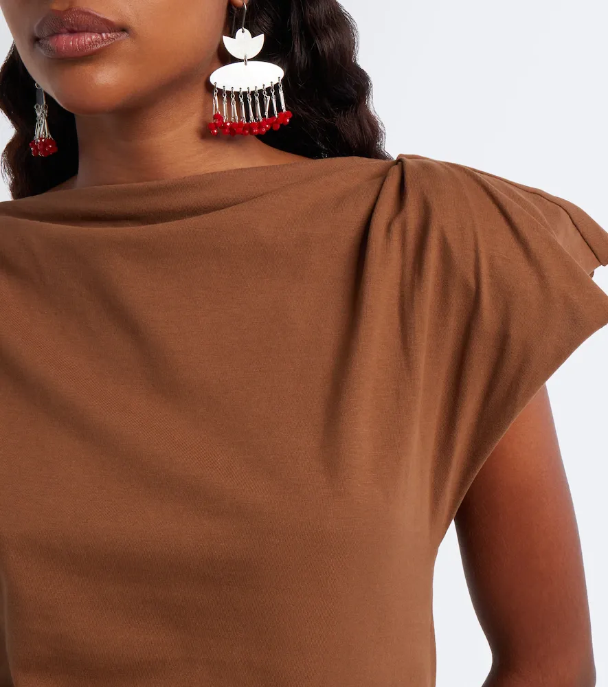 Isabel Marant Sebani asymmetric cotton top | Thumbnail 5 Isabel Marant Sebani asymmetric cotton top | Thumbnail 5