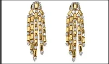 2.94ct Diamond 14K Gold Cascade Earrings 2.94ct Diamond 14K Gold Cascade Earrings